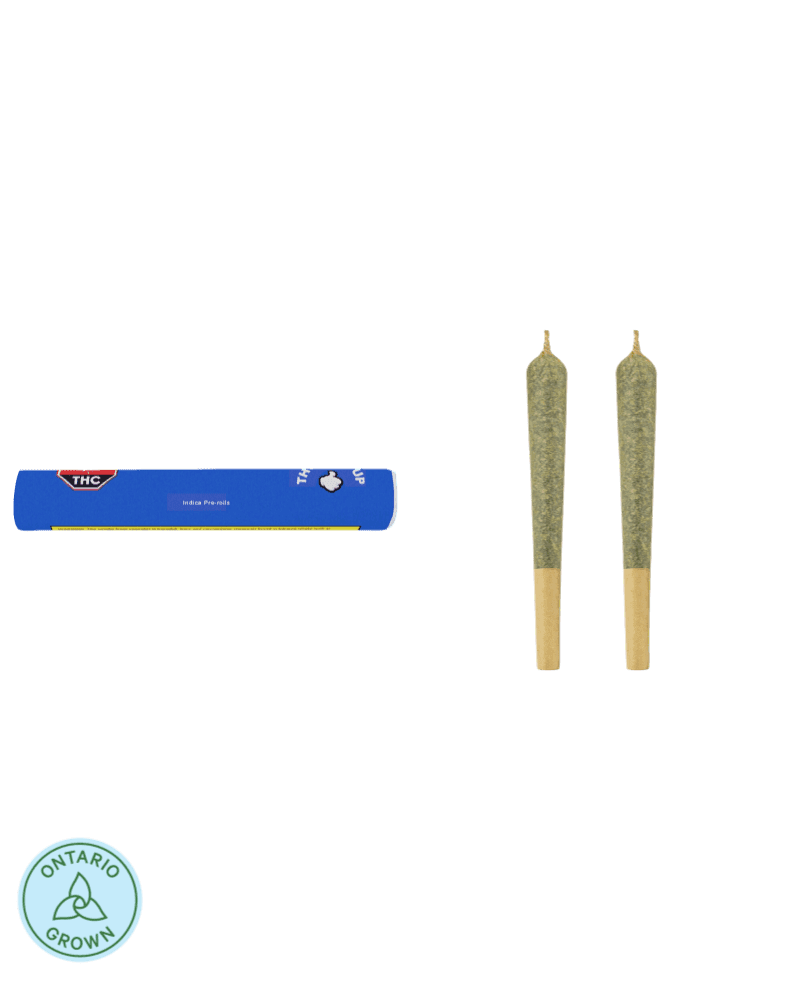 Product image Thumbs Up – Indica Pre‑Rolls (2x1g) – High‑THC Indica 1
