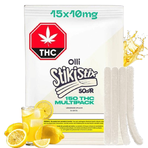 StikiStix - 150 THC Multipack Lemonade Splash Gummies