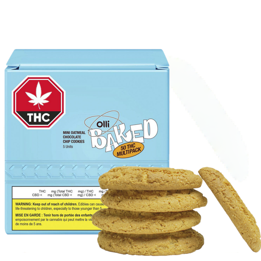 Olli Baked - Mini Oatmeal Chocolate Chip Cookies - 5x1 Pack