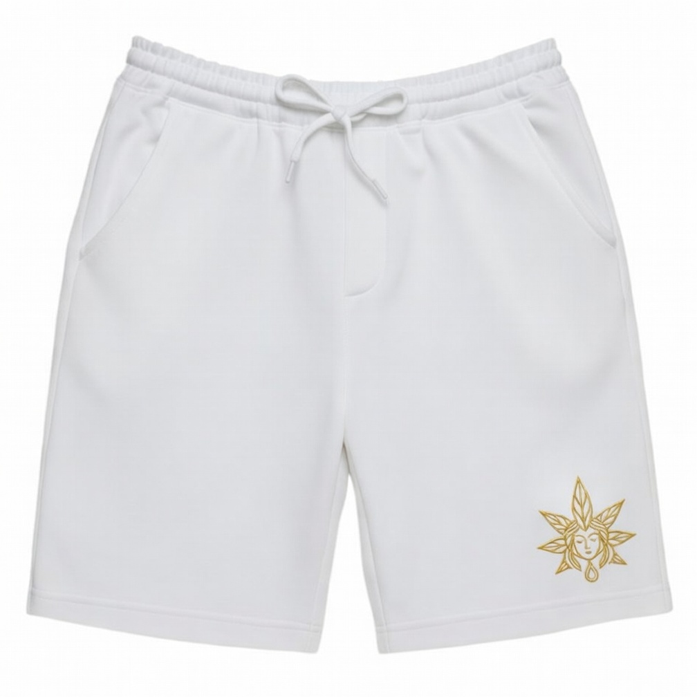 Product image ABC Co - ABC "Gaia" Logo Shorts - White, Medium 1