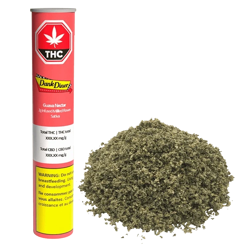 Dank Diner - Guava Nectar Infused Milled Flower - 2g